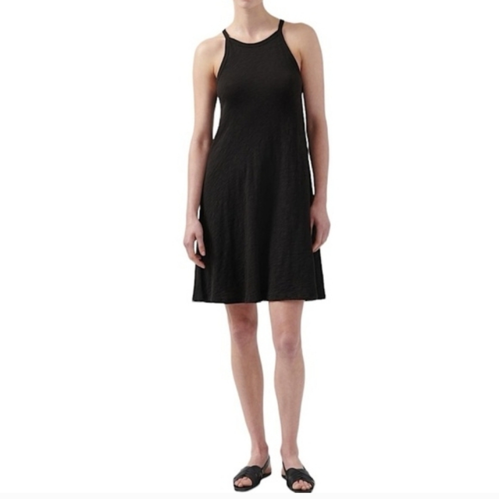 ATM Anthony Thomas Melillo Black High Neck Dress Medium